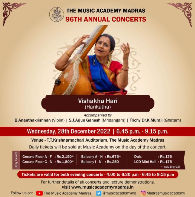 Harikatha-Vishakha Hari-The Music Academy Madras-96th Annual Concert-Stumbit Krishna